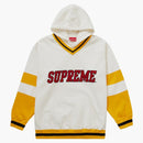 Supreme hockey hooded sweatshirt white