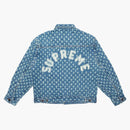 Supreme Hole Punch Denim Trucker Jacket Blue