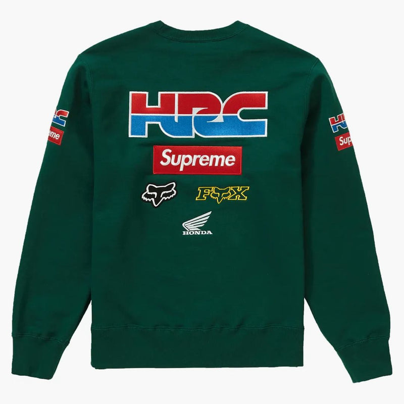 Nejvyšší Honda Fox Racing Crewneck Dark Green