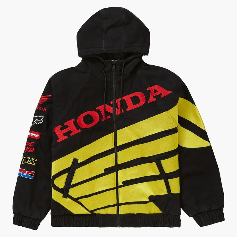 Supreme Honda Fox Racing Puffy Zip Up Black