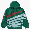 Supreme Honda Fox Racing Puffy Zip Up Jacket Dark Green