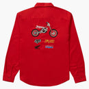 Supreme Honda Fox Racing Work Shirt Red