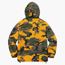Supreme Hooded Logo Half Zip Pullover Yellow Camo