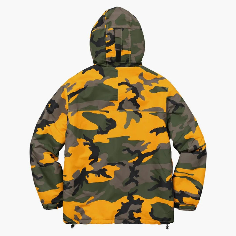 Nejvyšší logo s kapucí Half Zip Publiver Yellow Camo