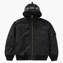 Supreme Hooded Ma-1 Black
