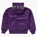 Supreme Hooded Ma-1 Purple