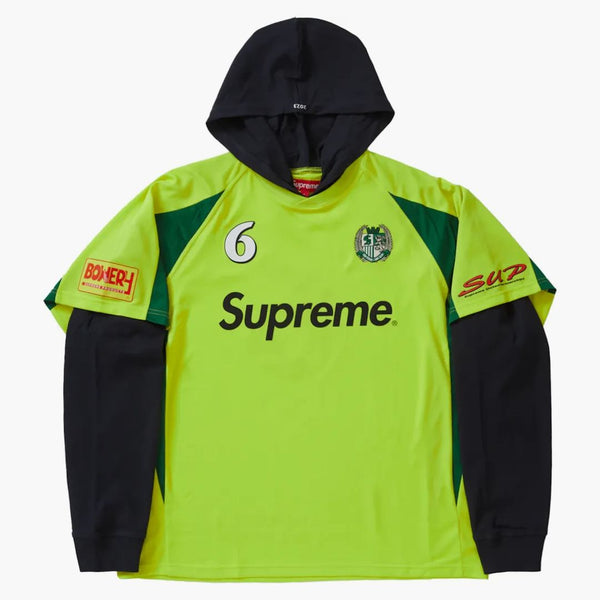 Nejvyšší kapucí fotbalový dres jasně žlutá