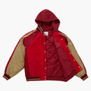Supreme Hooded Stadium Jacket röd