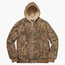 Supreme Hooded Suede Work Jacket Tree Camo