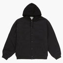 Nejvyšší kapuce až do Varsity bunda černá