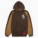 Supreme Hooded Warm Up Pullover Brown