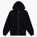Supreme Hooded Zip Up Thermal Black