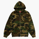 Supreme Hooded Zip Up Thermal Camo
