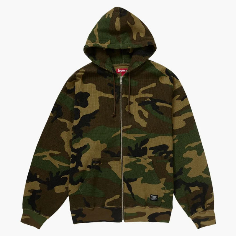 Nejvyšší kapucí zip up Thermal Camo