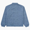 Supreme Houndstooth Logotipos Snap Backet Front Blue