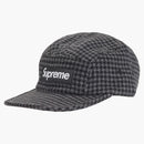 Supreme Houndstooth Wool Camp Cap Black