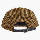 Supreme Houndstooth Wool Camp Cap Yellow