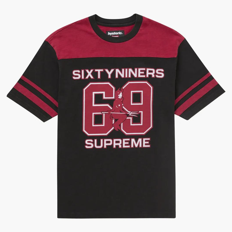 Nejvyšší hysterické kouzlo 69 fotbal Top Black