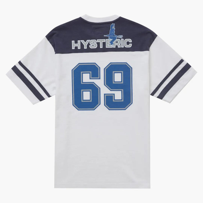 Glamor isterico supremo 69 top da calcio bianco