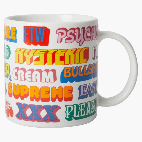 Supreme Hysteric Glamor Ceramic Coffee Mug White
