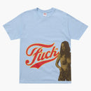 Supreme Hysteric Glamour Fuck Tee Light Blue