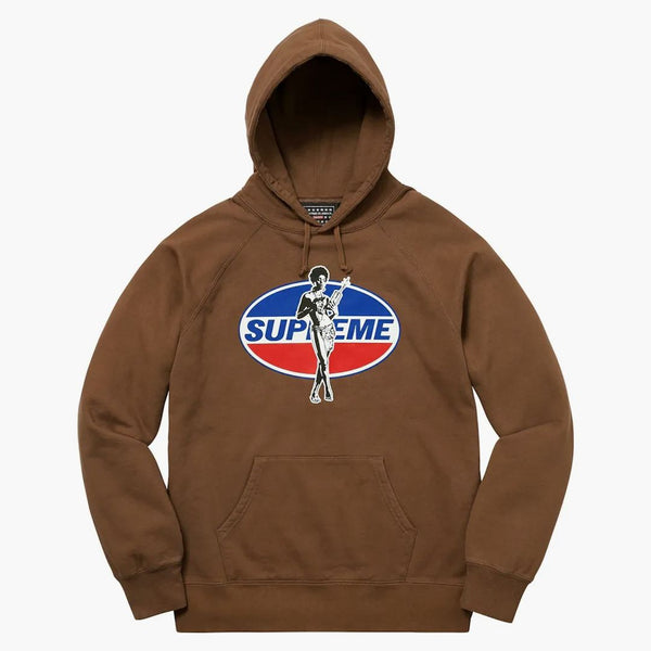 Supreme Hysteric Glamor Hoodie Brown