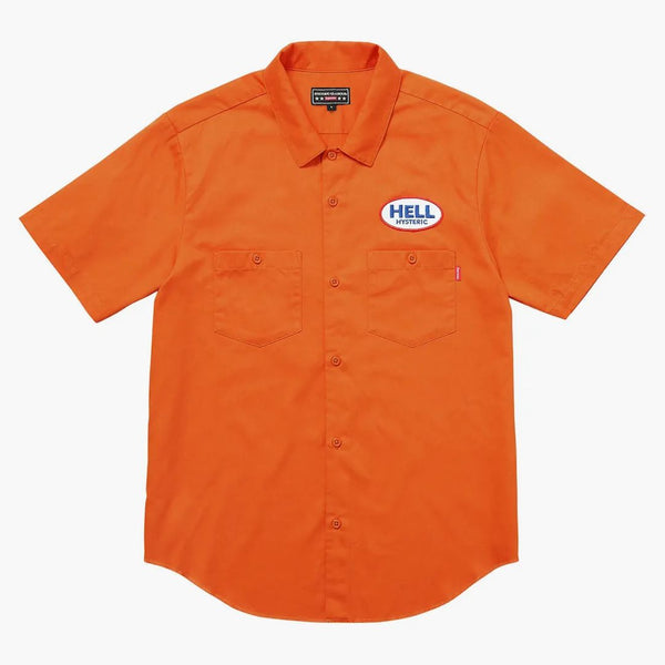 Supreme Hysteric Glamour S/s Work Shirt Orange