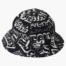 Supreme Hysteric Glamour Text Bell Hat Black
