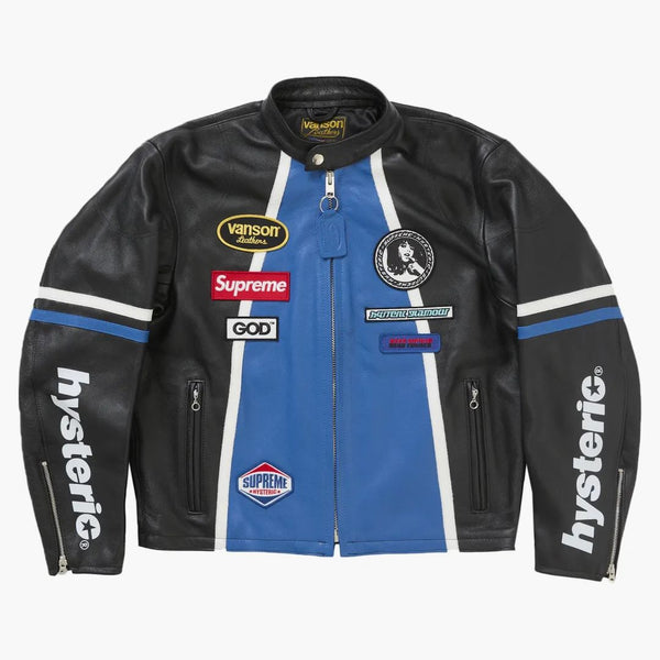Supreme Hysteric Glamour Vanson Leather Jacket Black