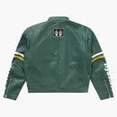 Supreme Hysteric Glamour Vanson Leather Jacket Green