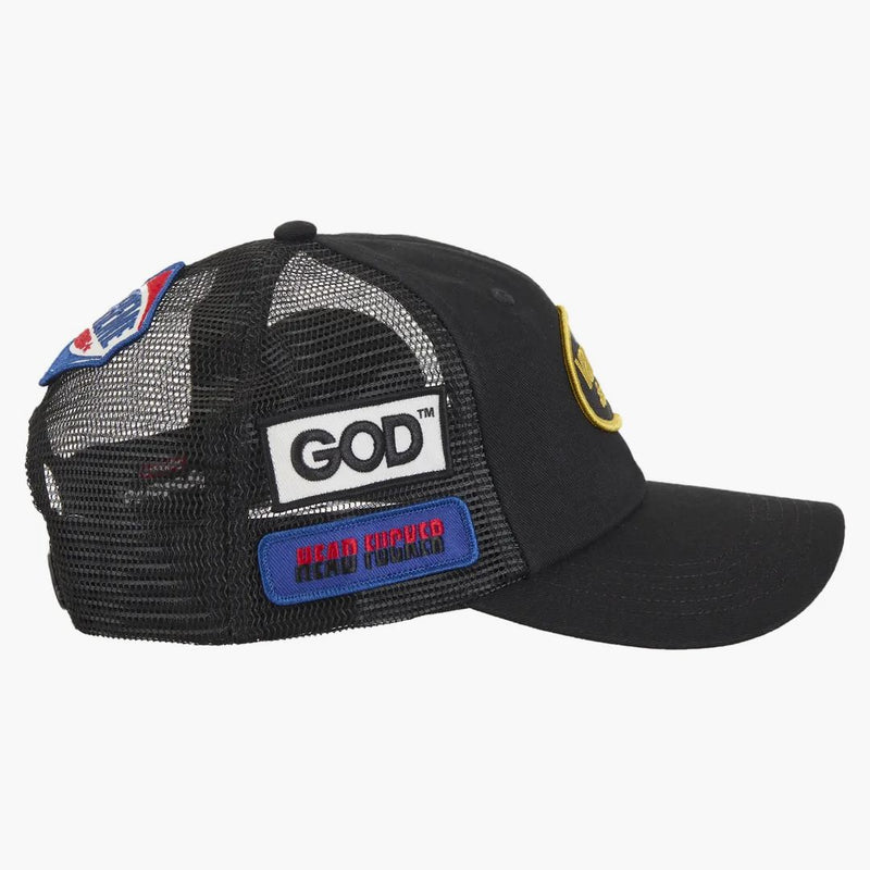 Supreme Hysteric Glamor Vanson Leather Mesh Back 6-Panel Black