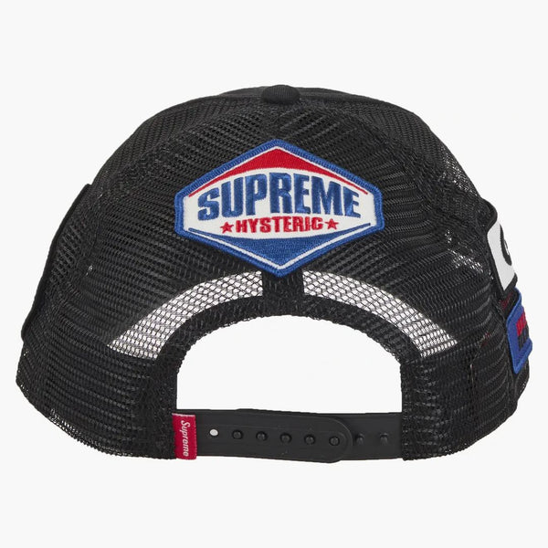 Supreme Hysteric Glamor Vanson Leather Mesh Back 6-Panel Black