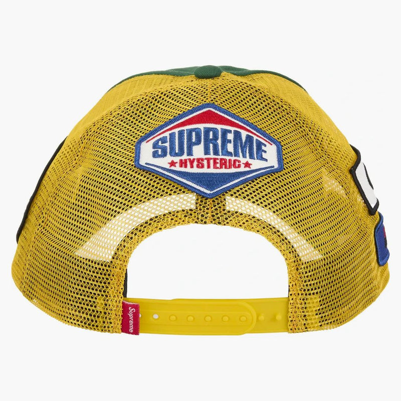 Supreme Hysteric Glamour Vanson Leather Mesh Back 6-Panel Green