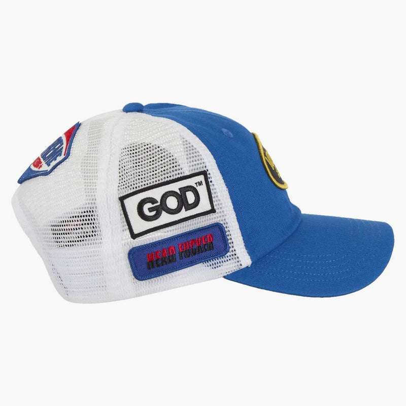 Supreme Hysteric Glamour Vanson Leather Mesh Back 6-panel Blue