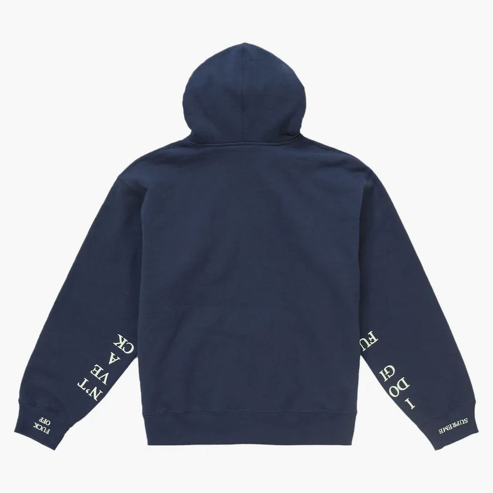 美品　supreme digi hooded sweatshirt M Navy Supreme Sweatshirt Navy – bei HYPENEEDZ kaufen