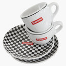 Supreme IPA Porcellane Aosta Espresso Set (Set of 2) Black