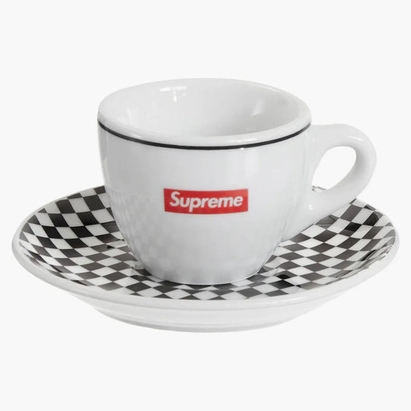 Supreme Ipa Porcellane Aosta Espresso Set (set Of 2) Black