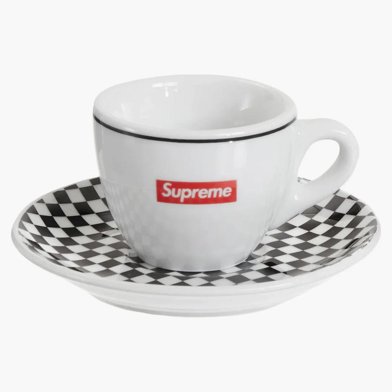 Supreme Ipa Porcellane Aosta Espresso Set (set Of 2) Black