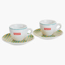 Supreme IPA Porcellane Aosta Espresso Set (Set of 2) Teal