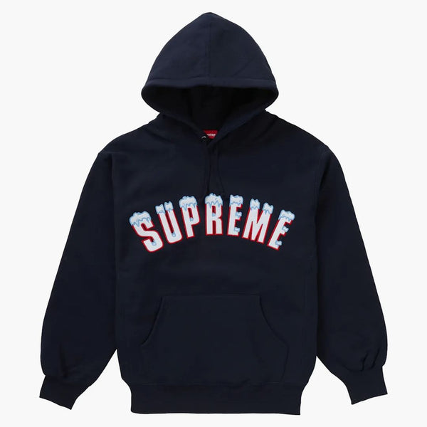 Supreme Icy Arc Hooded Sweatshirt Navy