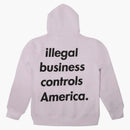 Supreme Illegal Business Hooded Sweatshirt Light Purple