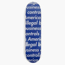 Supreme Illegal Business Skateboard Deck Blue