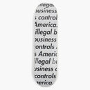 Supreme Illegal Business Skateboard Deck White