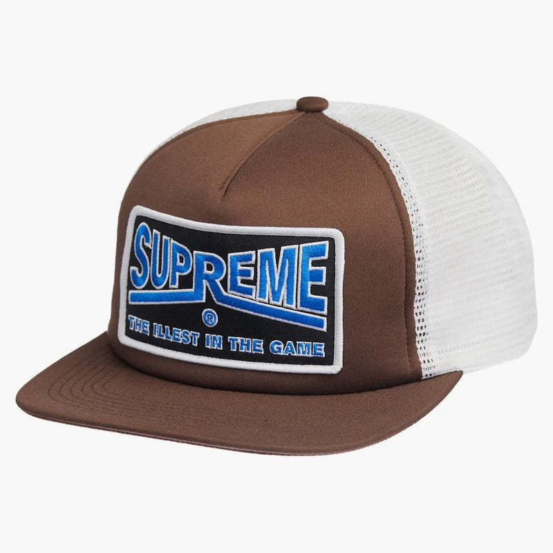 Supreme Illest Mesh Back 5-Panel Brown