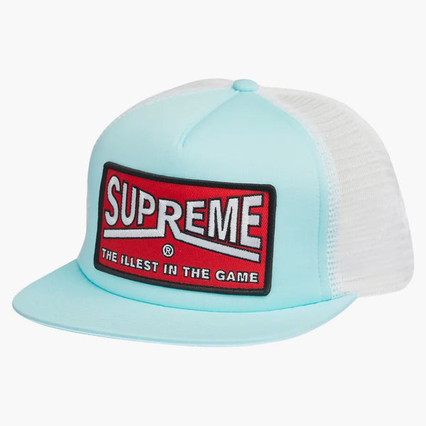 Nejvyšší nešťastná síťovina zpět 5-panel světle modrá
