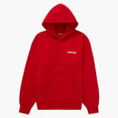 Supreme immortal hooded sweatshirt red
