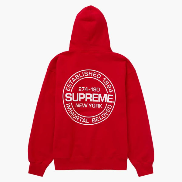 Supreme Immortal Hooded Sweatshirt Red