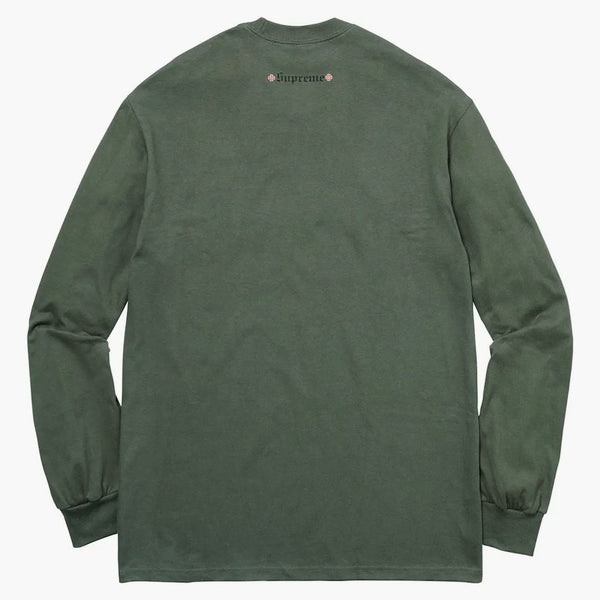 Supreme Independent Fuck the Rest L/s Tea Olive Green