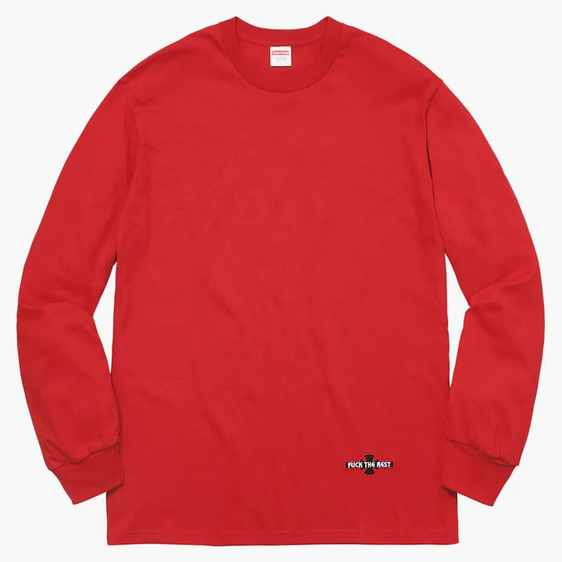 Supreme Independent Fuck the Rest L/s Tea Red