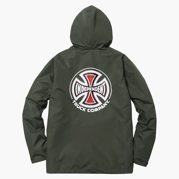 Olive supremo independiente Nylon Anorak